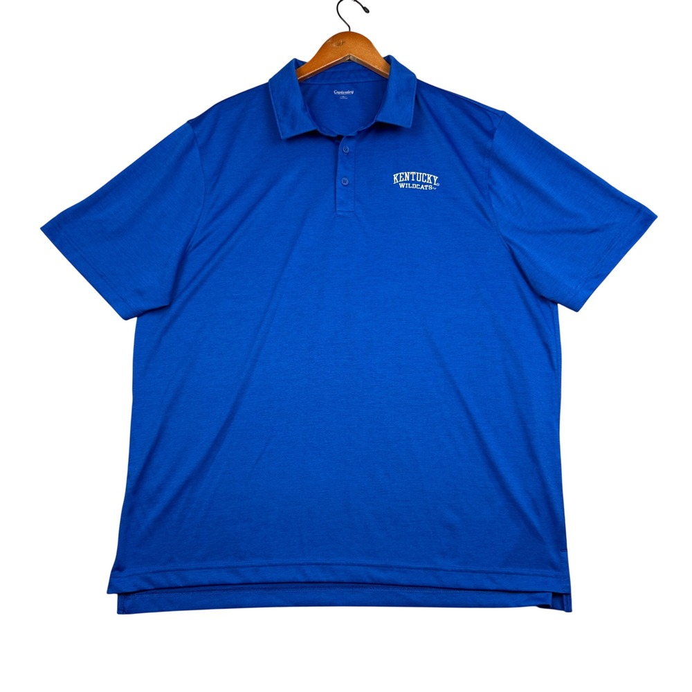 Kentucky Wildcats Captivating Apparel Polo Shirt Mens XL Blue‎